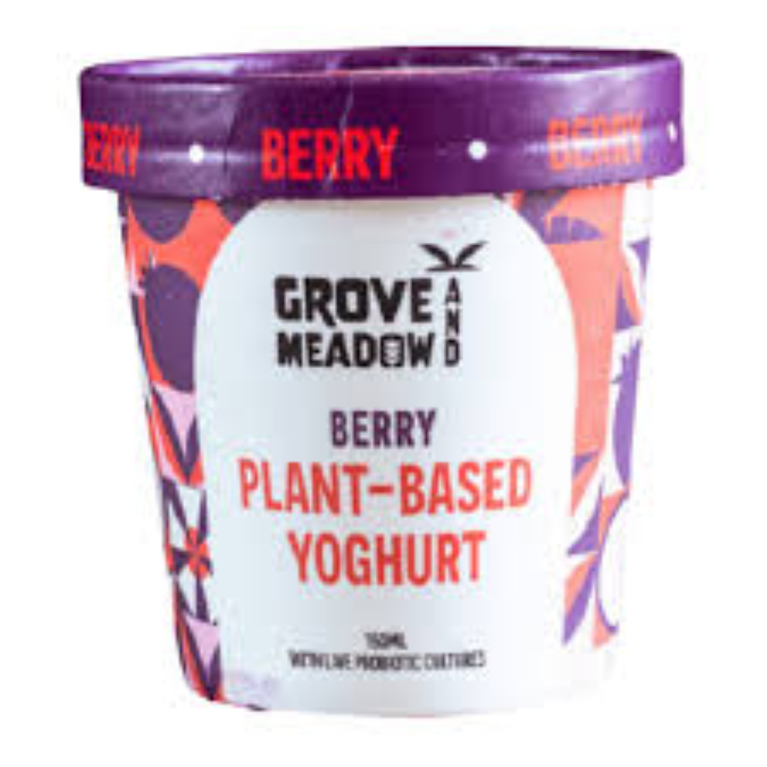GROVE & MEADOW BERRY PLANT BASED YOGHURT 200ML